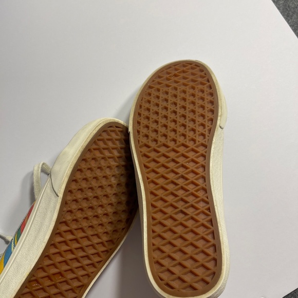 Vans Sk8 Low Reissue Retro‎ Stripes Blue Lace up Sneaker Women’s 7 - Picture 4 of 4